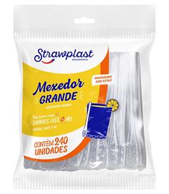 MEXEDOR GRANDE 11CM CRISTAL C/240 MSG801