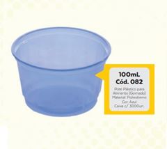 POTE 100ML PS AZUL C/100