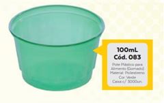 POTE 100ML PS VERDE C/100