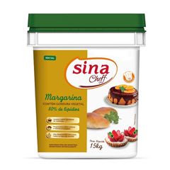 MARGARINA SINA CHEFF 80% S/SAL - 15 KG