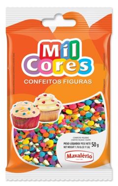 CONFEITO FIGURAS CONFETE 50GR