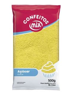 ACUCAR COLORIDO MIX AMARELO 500GR