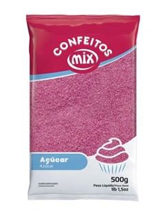 ACUCAR COLORIDO MIX ROSA 500GR