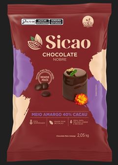 CHOCOLATE SICAO M AMARGO GOTAS 2,05KG