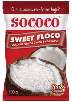 COCO FLOCOS UMID./ADOC - 100 G (SOCOCO)