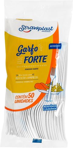 GARFO FORTE BRANCO C/50 GSB506