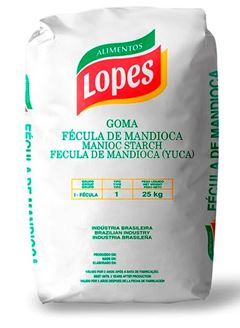 FECULA DE MANDIOCA 25KG-LOPES