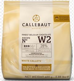 CHOCOLATE CALLEBAUT BRANCO 28% W2 400GR