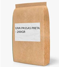 UVA PASSAS PRETA - 200GR 