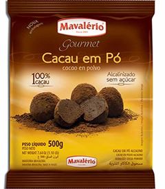 CACAU EM PO ALCALINO MAVALERIO 500GR