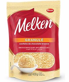 CHOCOLATE MELKEN GRANULE BRANCO 400GR