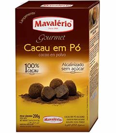 CACAU EM PO ALCALINO MAVALERIO 180GR