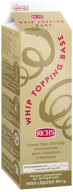 CHANTILLY WHIP TOPPING BASE RICHS 907 G 