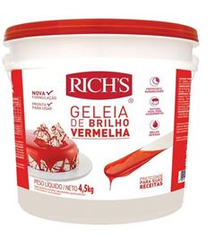 GELEIA DE BRILHO VERMELHO RICHS 4,3 KG