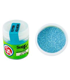 GLITTER P/DECORAR NEON AZUL 5GR