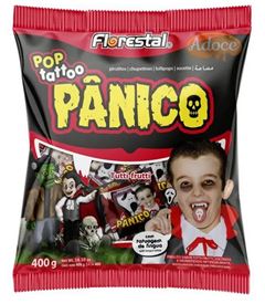 PIRULITO POP TATTOO PANICO 400GR