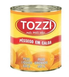 PESSEGO EM CALDA - 450/800 G ( TOZZI )