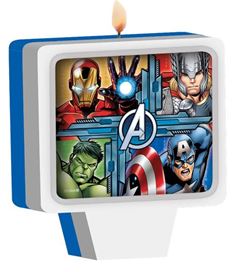 AVENGERS ANIMATED VELA PLANA ADESIVADA