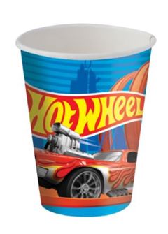 HOT WHEELS COPO PAPEL 200ML 08 UN