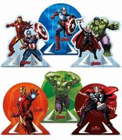 AVENGERS ANIMA TED DECORACAO MESA 06UN