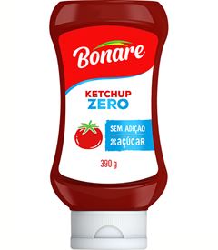 KETCHUP PET BONARE ZERO 390GR