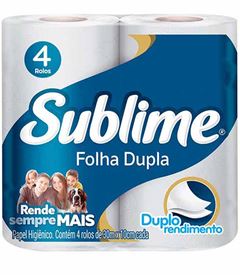 PAPEL HIG SUBLIME FOLHA DUPLA 30M 4UN