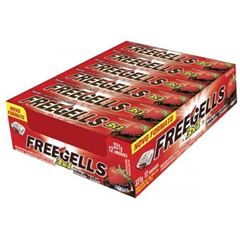 DROPS FREEGELLS 12X28GR MORANGO 3X1