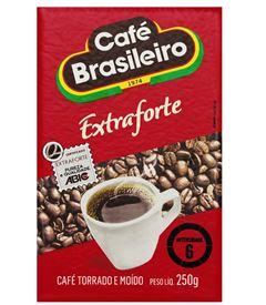 CAFE BRASILEIRO EXTRA FORTE VACUO 250GR