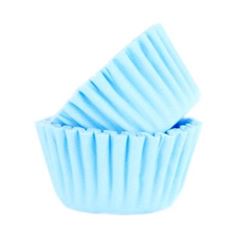 FORMA MINI CUPCAKE 45UN AZUL CLARO