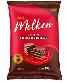 CHOCOLATE MELKEN GOTAS 70% CACAU 1,010KG