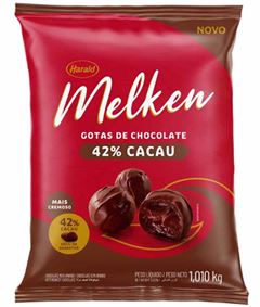 CHOCOLATE MELKEN GOTAS 42% CACAU 1,01KG