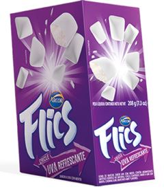 CHICLE FLICS UVA 12UN 208GR