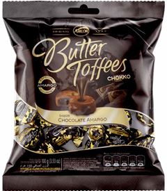 BALA BUTTER TOFFEES CHOCO AMARG 100GR