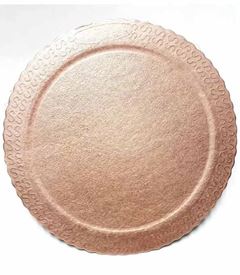 BASE CAKEBOARD REDONDO OURO ROSE 21CM 