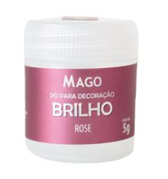 PO P/ DECORAR ROSE BRILHO MAGO 5GR