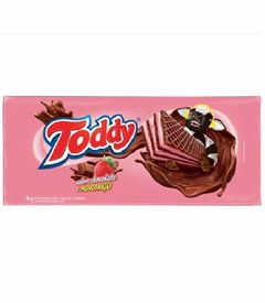 BISCOITO TODDY WAFER CHOCOLATE/MOR 94GR