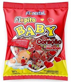 PIRULITO BABY CORACAO MORANGO 200GR