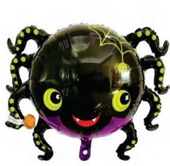 BALAO MET ARANHA HALLOWEEN 55X75CM 01UN