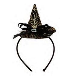 TIARA HALLOWEEN FIVELA DOURADO 01UN