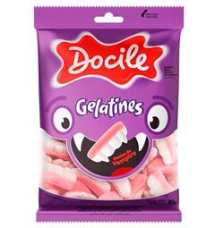 BALA GELATINA DOCILE 80GR DENTES