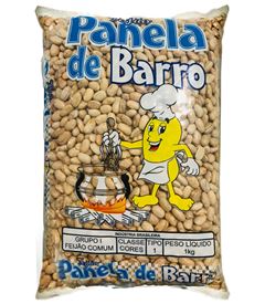 FEIJAO CARIOCA PANELA DE BARRO TP1 1KG