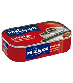 SARDINHA PESCADOR TOMATE 125G LT