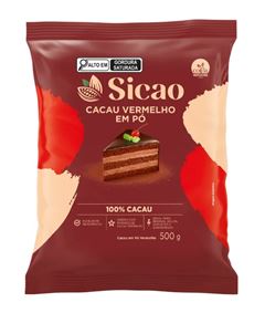 CACAU EM PO SICAO VERMELHO 100% 500GR