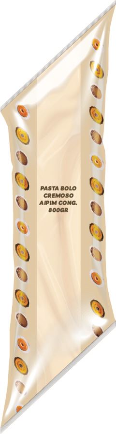 PASTA BOLO CREMOSO AIPIM 800G CONG