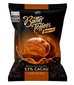 BALA BUTTER TOFFEES CACAU 500GR