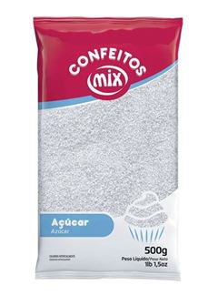 ACUCAR COLORIDO MIX BRANCO 500GR