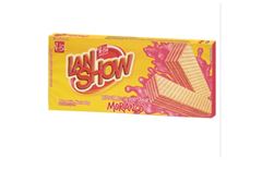 BISCOITO LANSHON WAFER MORANGO 80GR