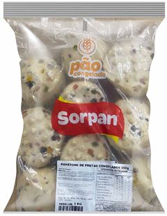 PANETONE FRUTA BOLEADO 350G - 3KG CONGELADO