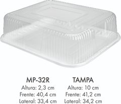 M BAND MP-32R BASE 40,4X33,4 BRANC 10UN.