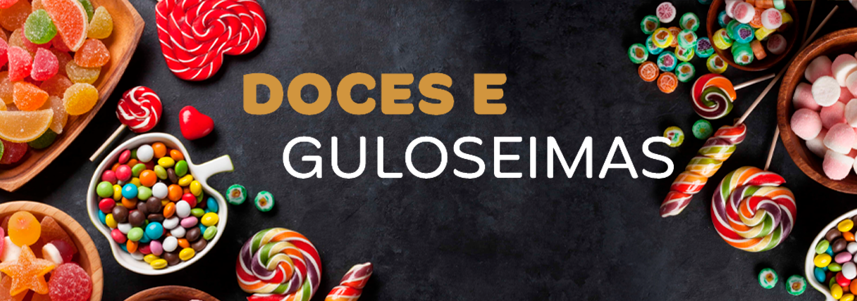 doces e guloseimas